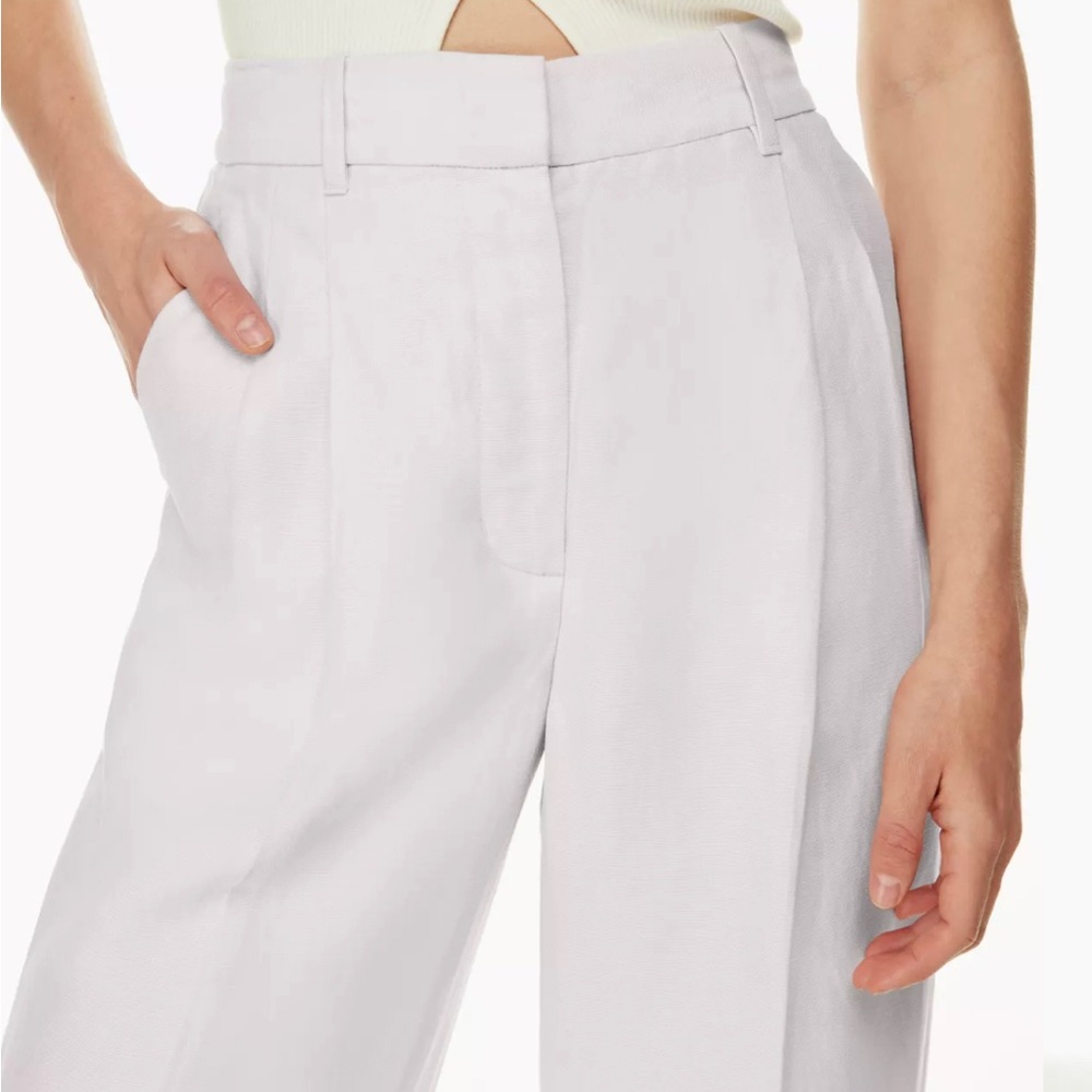 Aritzia Wilfred The Effortless Pant Linen - Size 2